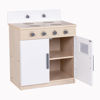 Picture of 3 Piece Kitchen Set White Wood Stained , UNASSEMBLED